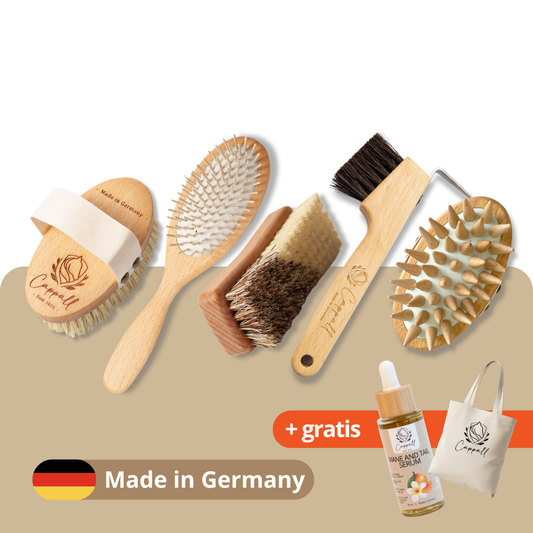 Deluxe Pferdebürsten Set